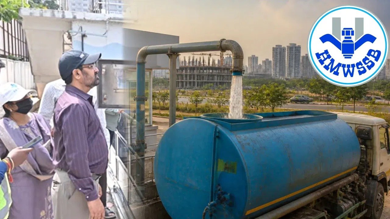 A master plan for Hyderabad.  A 'Green Water Station' in Kokapet!