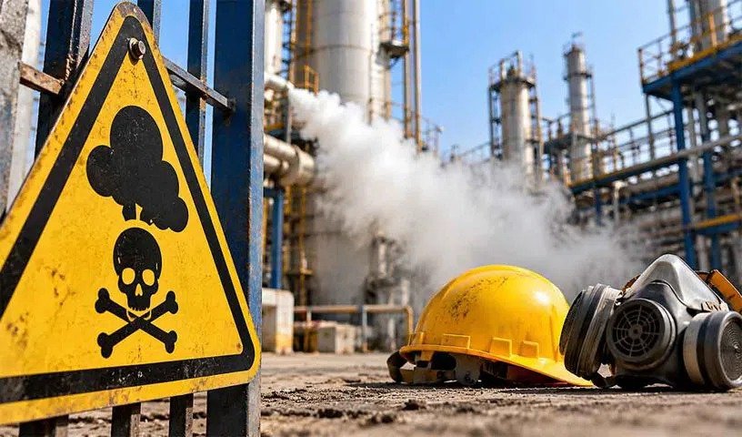 Gas leak in Gaddipotharam industrial area;   two workers dead