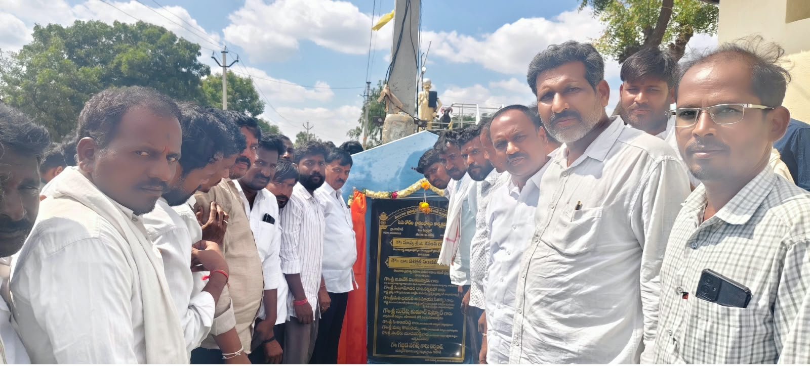 Inauguration of various development initiatives in Garidegaon village Foundation stones laid by the Narayankhed Member of the Legislative Assembly (MLA) Inauguration of various development initiatives in Garidegaon village Foundation stones laid by the Narayankhed Member of the Legislative Assembly (MLA)